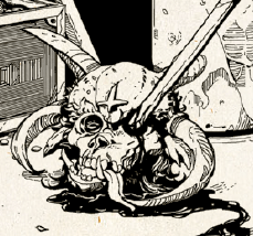 Dave Hoskins' dismembered grotesque